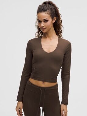 lululemon athletica All It Takes ribbed Nulu Vneck